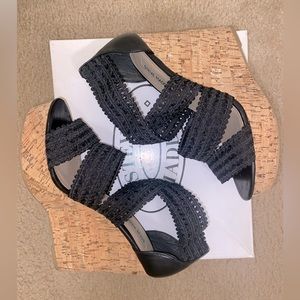 Steve Madden Elston Cork Wedges